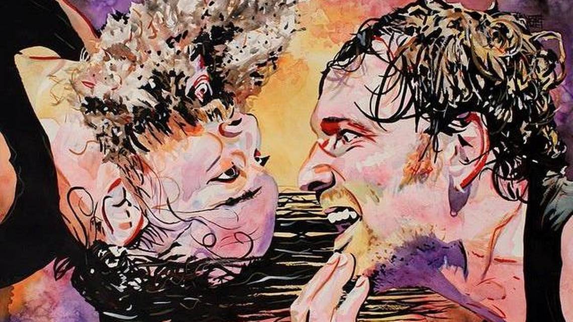 1140x641 Pro Wrestling Wwe Survivor Series Picture Perfect For Artist Rob - Dean Ambrose Painting