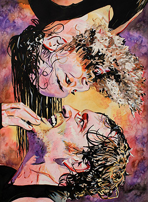 300x409 Paintings - Dean Ambrose Painting