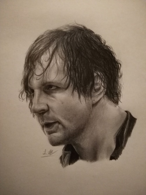500x666 Dean Ambrose Portrait Tumblr - Dean Ambrose Painting