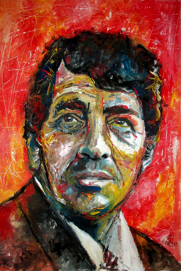 601x900 Dean Martin Painting By Marcelo Neira - Dean Martin Painting