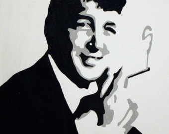 340x270 Images Of Dean Martin Stencil - Dean Martin Painting