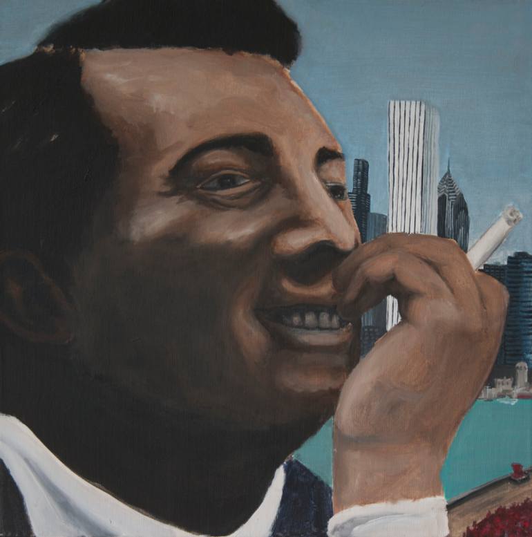 770x777 Saatchi Art Dean Martin Painting By Wolfgang Dieter Bauer - Dean Martin Painting