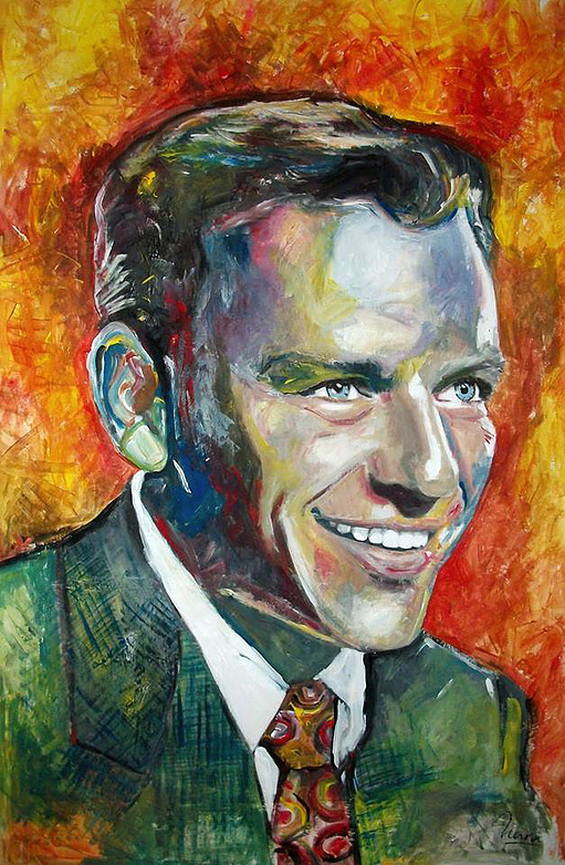 511x782 Dean Martin Frank Sinatra Impersonator Blog - Dean Martin Painting