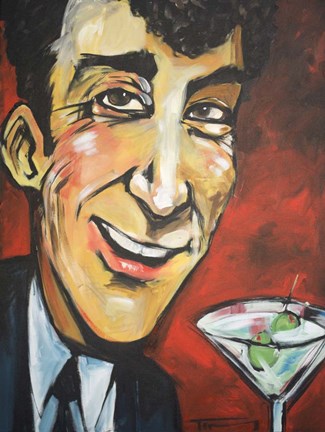 325x432 Dean Martin Fine Art Print By Tim Nyberg - Dean Martin Painting
