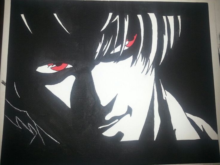 736x552 7 Best Paintings Images On Art Paintings, Painting Art - Death Note Painting