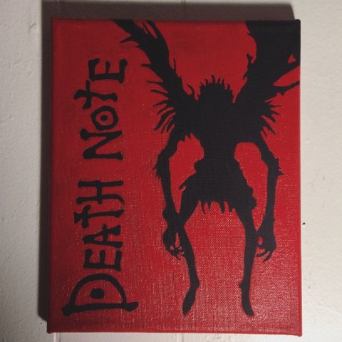 480x480 Price Drop! ( Death Note Painting. - Death Note Painting