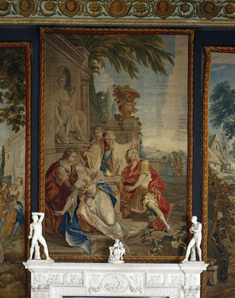 337x428 Flemish Tapestry Of Death Of Achillesstalled C1822 - Death Of Achilles Painting