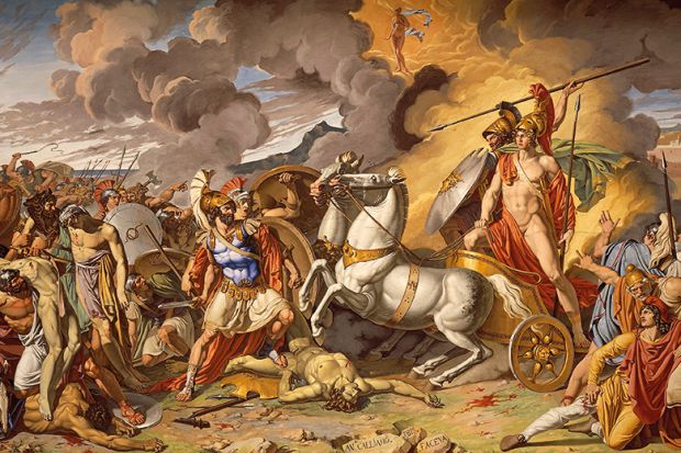 620x413 Review Enraged, By Emily Katz Anhalt The Books - Death Of Achilles Painting