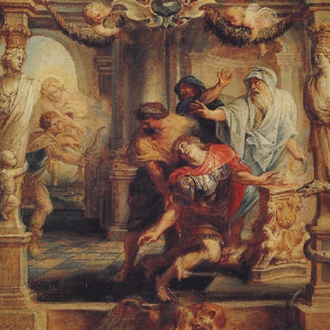 469x470 The Death Of Achilles By Peter Paul Rubens On Artnet - Death Of Achilles Painting