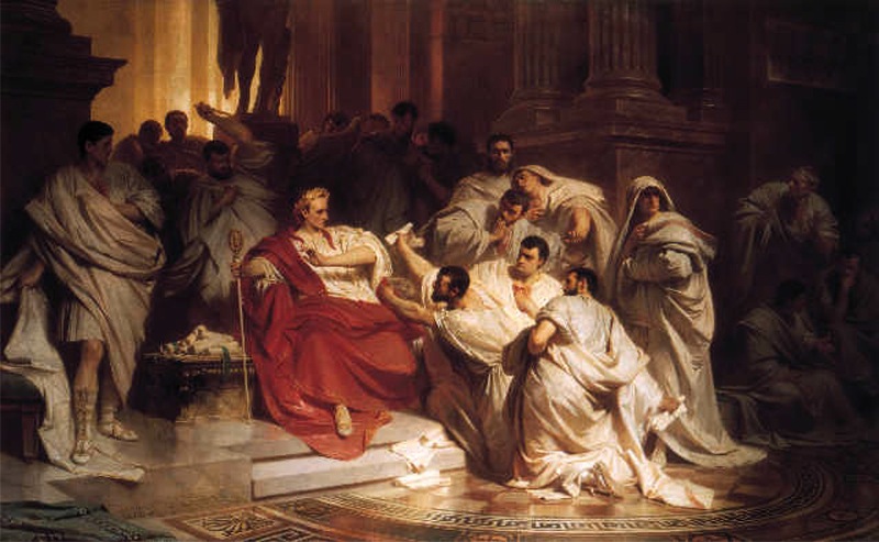 800x493 Et Tu Brute Not Caesar's Last Words - Death Of Caesar Painting