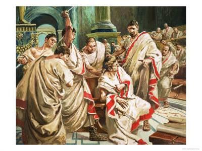 400x300 The Death Of Julius Caesar Giclee Print By C.l. Doughty - Death Of Caesar Painting