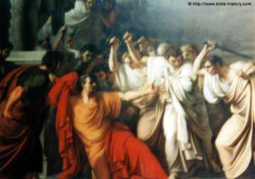 359x252 The Murder Of Julius Caesar - Death Of Caesar Painting