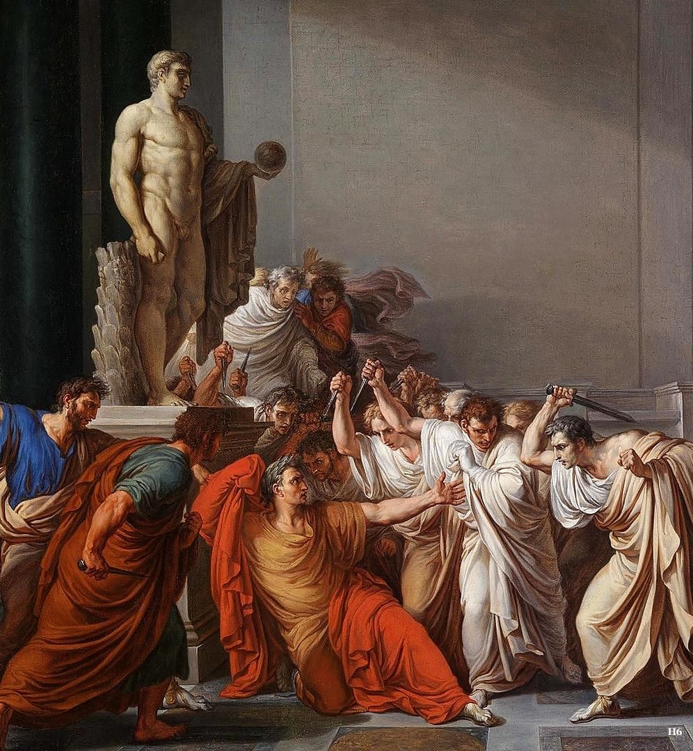 996x1080 Detail The Death Of Caesar. 1798. Vincenzo - Death Of Caesar Painting