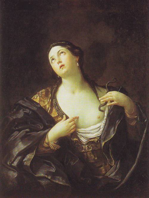 500x663 The Death Of Cleopatra Painting Guido Reni Oil Paintings - Death Of Cleopatra Painting