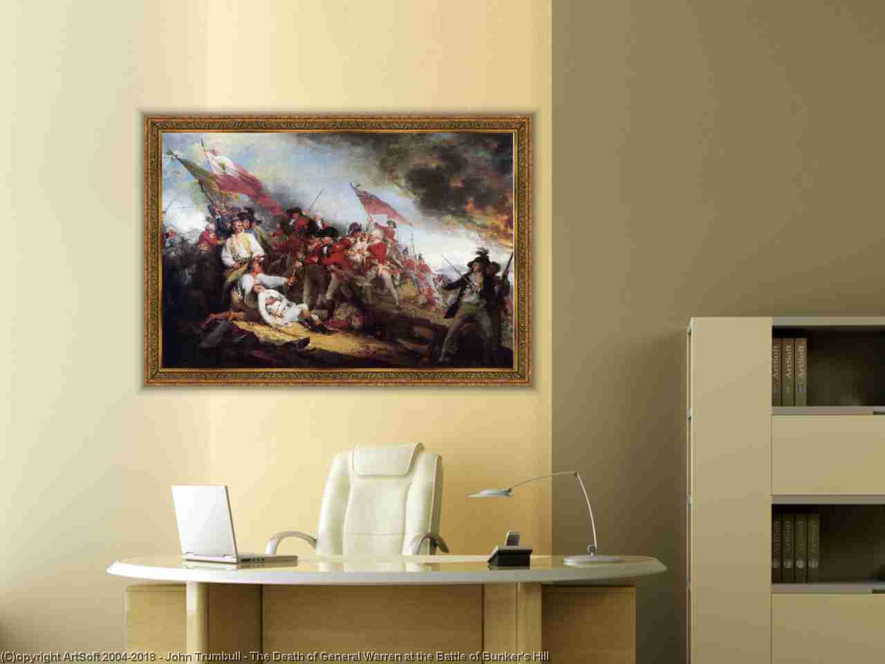 1280x960 The Death Of General Warren - Death Of General Warren At Bunker Hill Painting