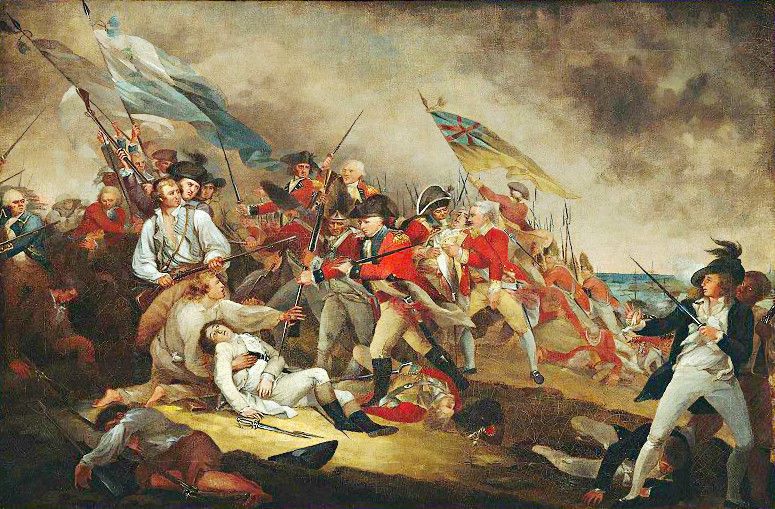 775x509 The Death Of General Warren - Death Of General Warren At Bunker Hill Painting