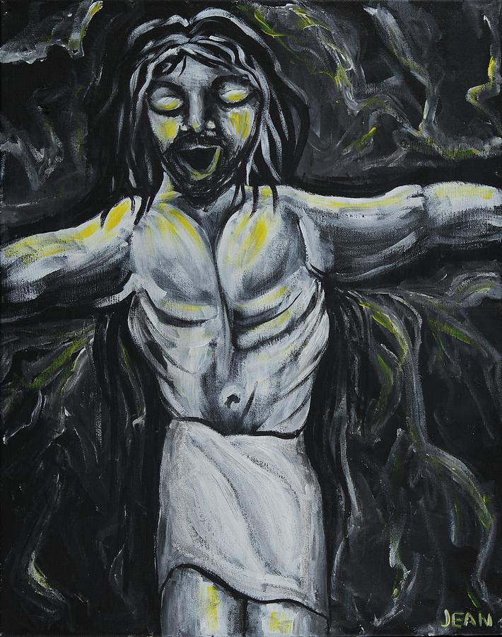 710x900 Jesus Death Painting By Jean Kieffer - Death Of Jesus Painting