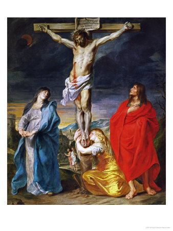 338x450 Jesus On The Cross - Death Of Jesus Painting