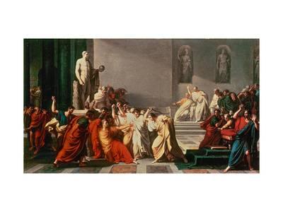 400x300 Death Of Julius Caesar Giclee Print By Vincenzo Camuccini - Death Of Julius Caesar Painting