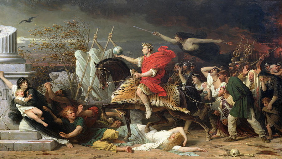 900x509 Julius Caesar Painting Vincenzo Camuccini Death Of Julius Caesar - Death Of Julius Caesar Painting