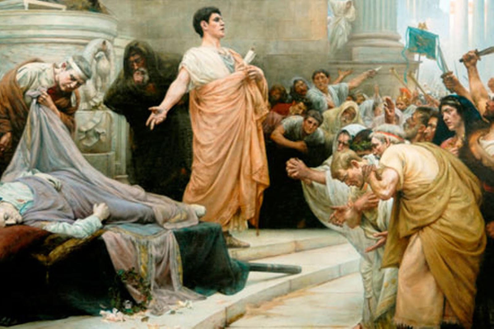 Death Of Julius Caesar Painting At PaintingValley Explore 