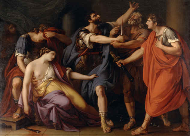 632x453 Top 10 Facts About The Men Who Killed Julius Caesar - Death Of Julius Caesar Painting