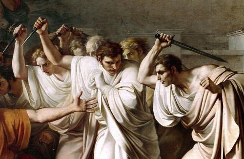 500x326 Camuccini Tumblr - Death Of Julius Caesar Painting