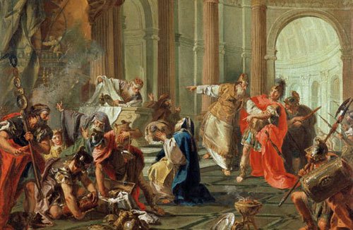 500x326 Crassus, The Richest Man In Rome. - Death Of Julius Caesar Painting