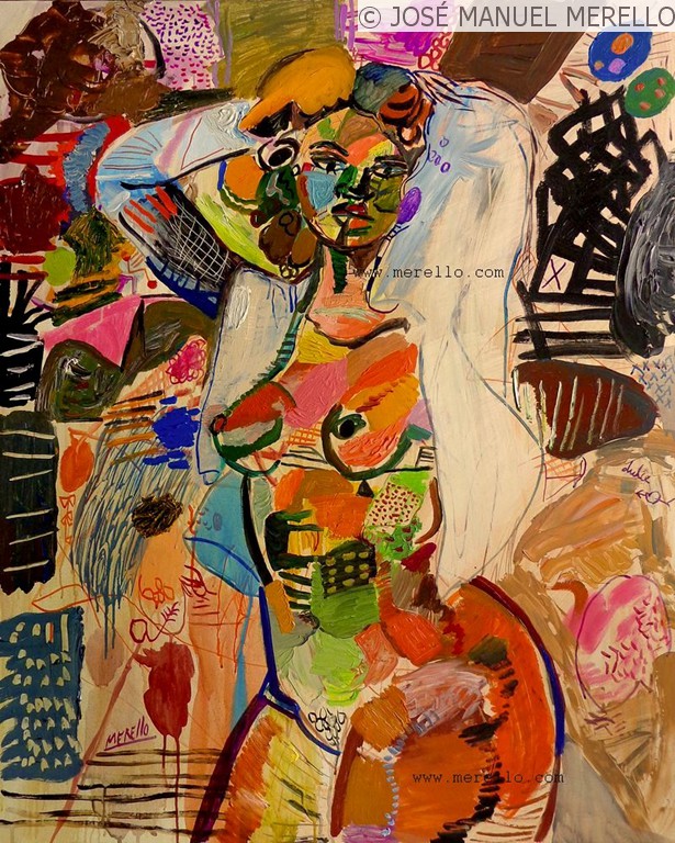 615x768 Artcolor. Contemporary Painting And Drawing.painters Artists. - Death Of Manuel Painting