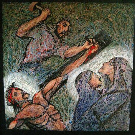 458x458 Spiritualized Through Art With Manuel Baldemor'S - Death Of Manuel Painting