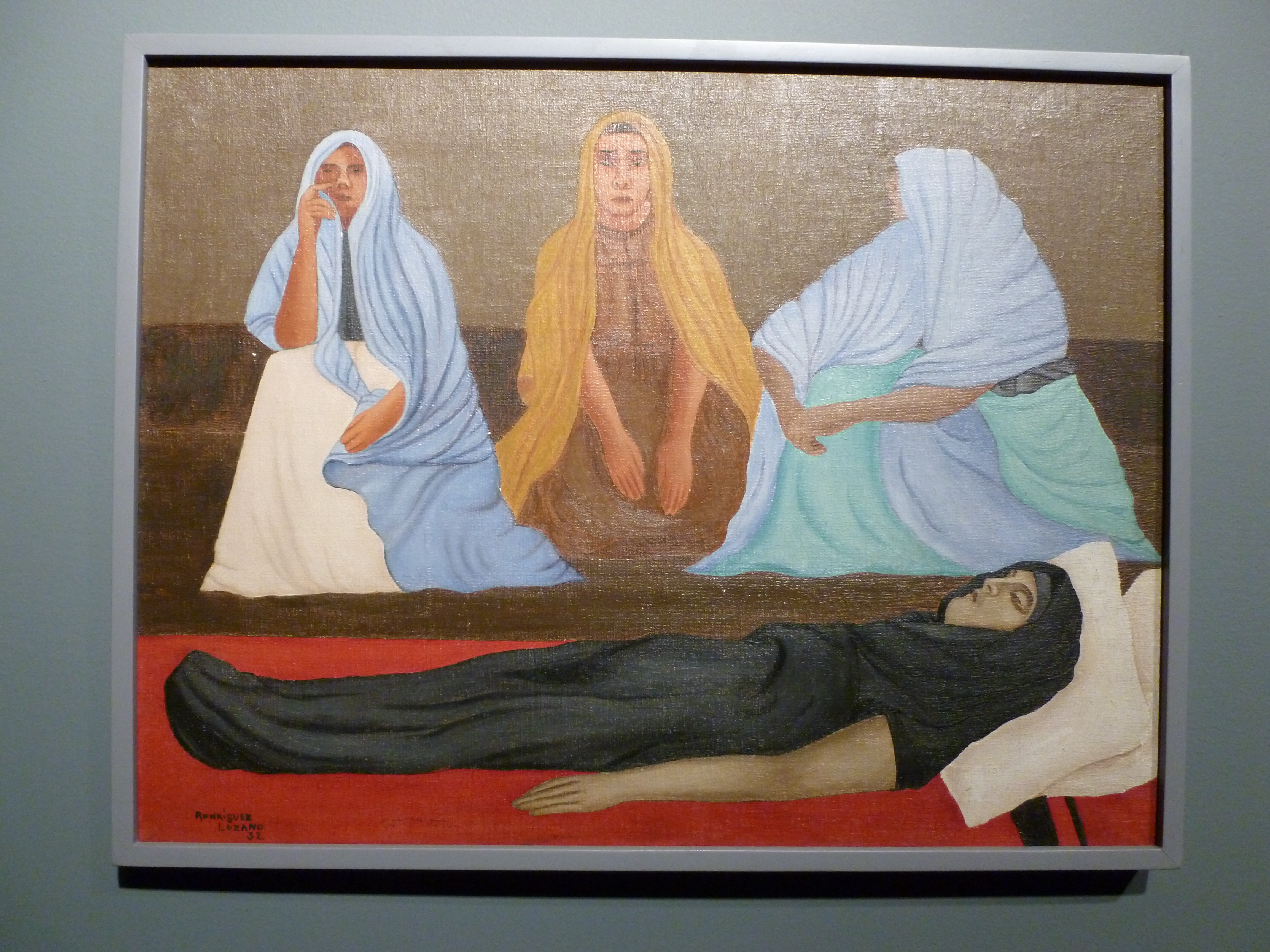 4608x3456 Xx Century Art Mexicanmuseumsandmavens - Death Of Manuel Painting