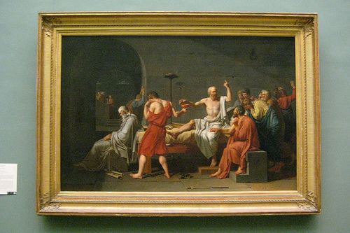 500x333 Nyc - Death Of Socrates Painting