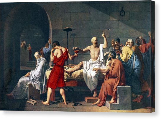 546x405 The Death Of Socrates, 1787 Artwork Photograph By Sheila Terry - Death Of Socrates Painting