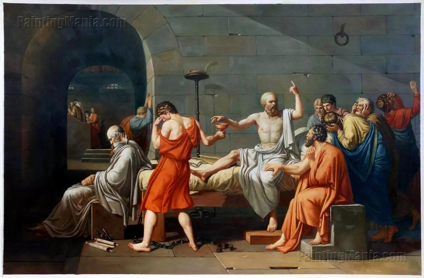 1402x921 The Death Of Socrates - Death Of Socrates Painting