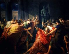 Death Of Viriathus Painting