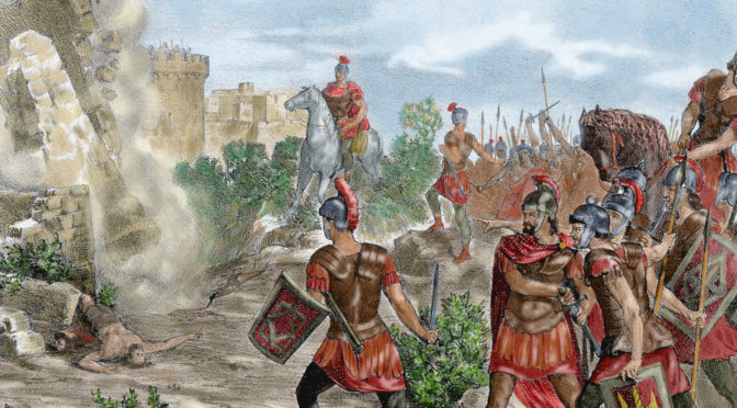 672x372 Sertorius One Man Against An Empire - Death Of Viriathus Painting