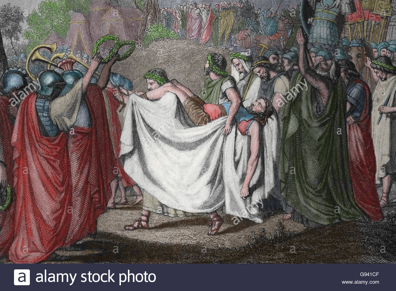 1300x956 Death Of Viriatus, Leader Of The Lusitanian People That Resisted - Death Of Viriathus Painting
