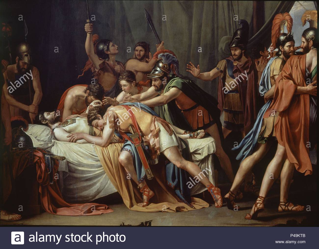 1300x1016 The Death Of Viriatus, King Of The Lusitani' (Detail), 1807, Oil - Death Of Viriathus Painting