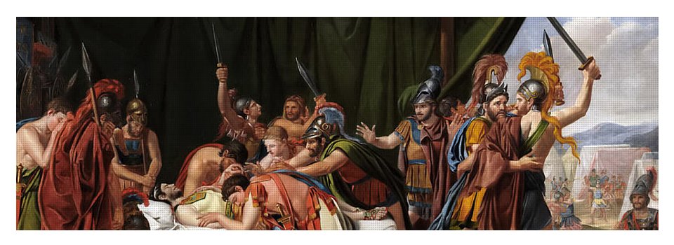 960x350 The Death Of Viriatus King Of The Lusitani Yoga Mat For Sale By - Death Of Viriatus Painting