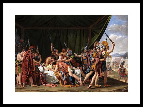 600x447 The Death Of Viriatus King Of The Lusitani Framed Print By Jose De - Death Of Viriatus Painting