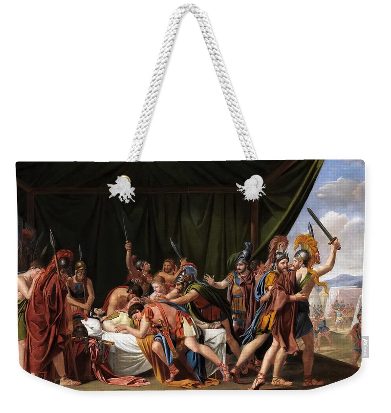 800x845 The Death Of Viriatus King Of The Lusitani Weekender Tote Bag - Death Of Viriatus Painting