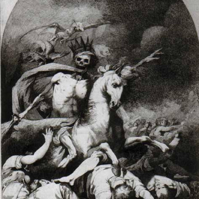 700x700 Death Rides A Pale Horse - Death On A Pale Horse Painting