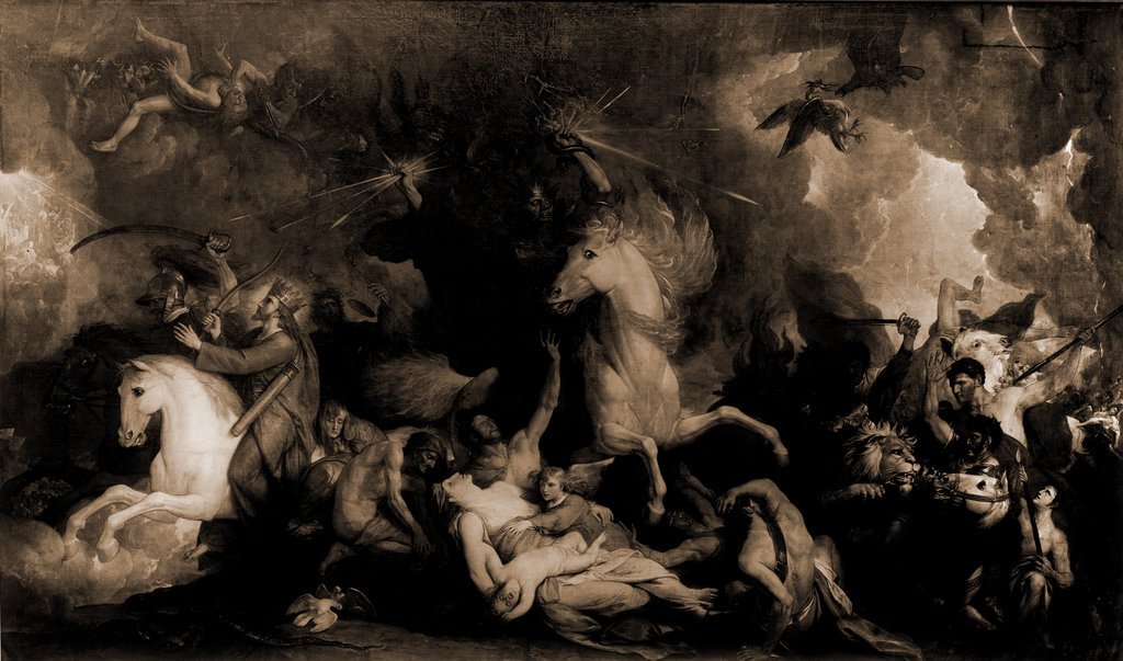 1024x603 Death On The Pale Horse Posters Amp Prints By Benjamin West - Death On A Pale Horse Painting