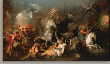 381x224 Early American Paintings - Death On A Pale Horse Painting