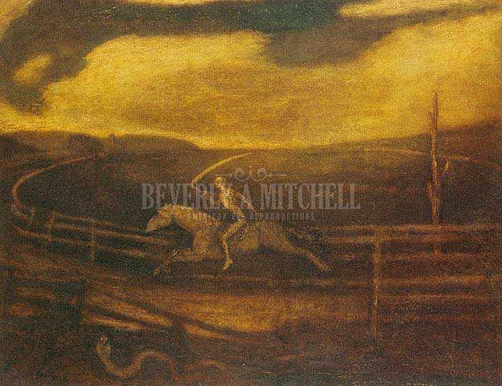 720x554 The Race Track (Death On A Pale Horse) By Albert Pinkham Ryder - Death On A Pale Horse Painting