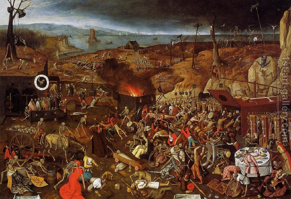 1000x685 The Triumph Of Death Pieter The Elder Bruegel Reproduction 1st - Death Painting
