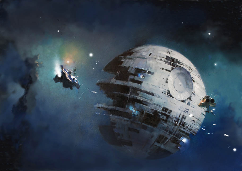 1024x723 Death Star Alison Eldred Blog - Death Star Painting