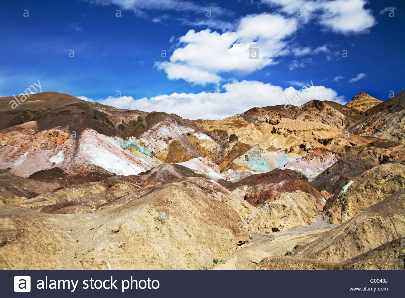 1300x956 Painted Rocks, Death Valley National Park, California, Usa Stock - Death Valley Painting