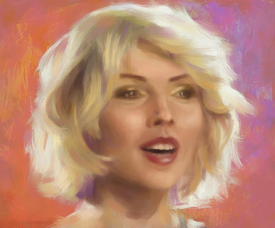 900x745 Debbie Harry Painting By Ixie - Debbie Harry Painting