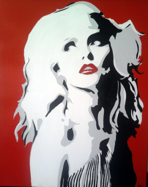 472x596 Debbie Harry By Andymccarthy83 - Debbie Harry Painting